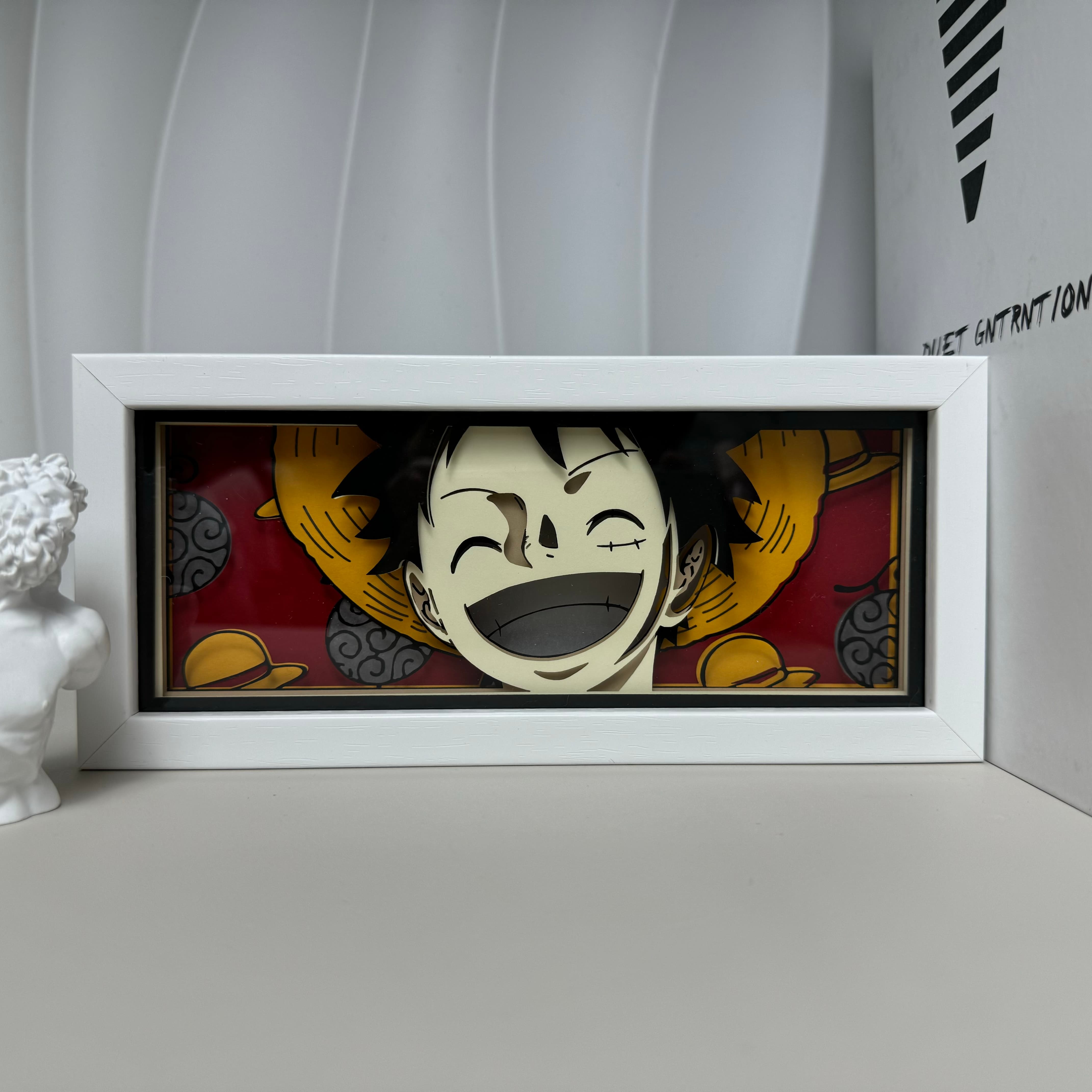 One Piece Smile Luffy Light Box | 3D Anime LED Lamp | 2025