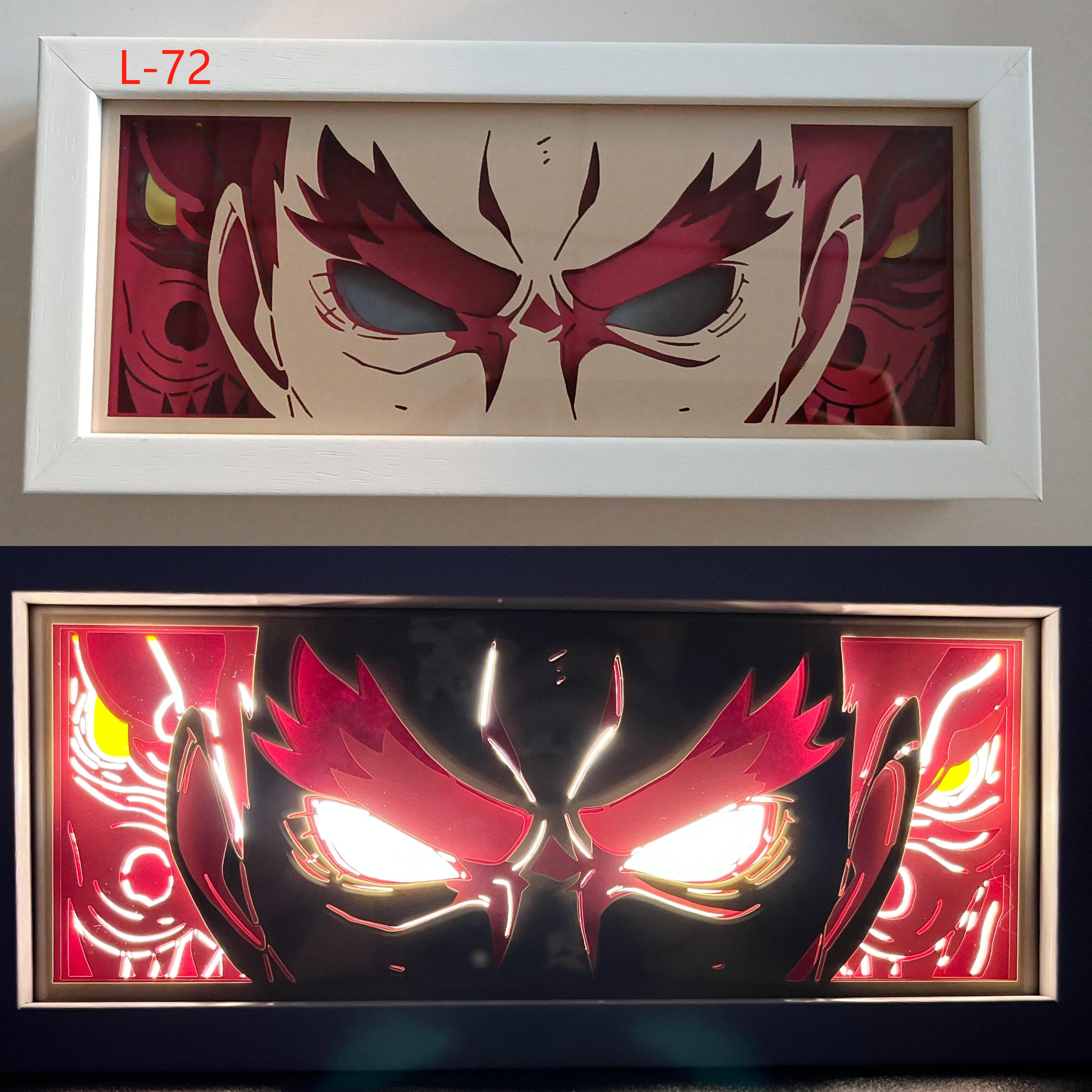 Naruto Might Guy 3D LED Light Box - Anime Night Light & Room Decor | 2025