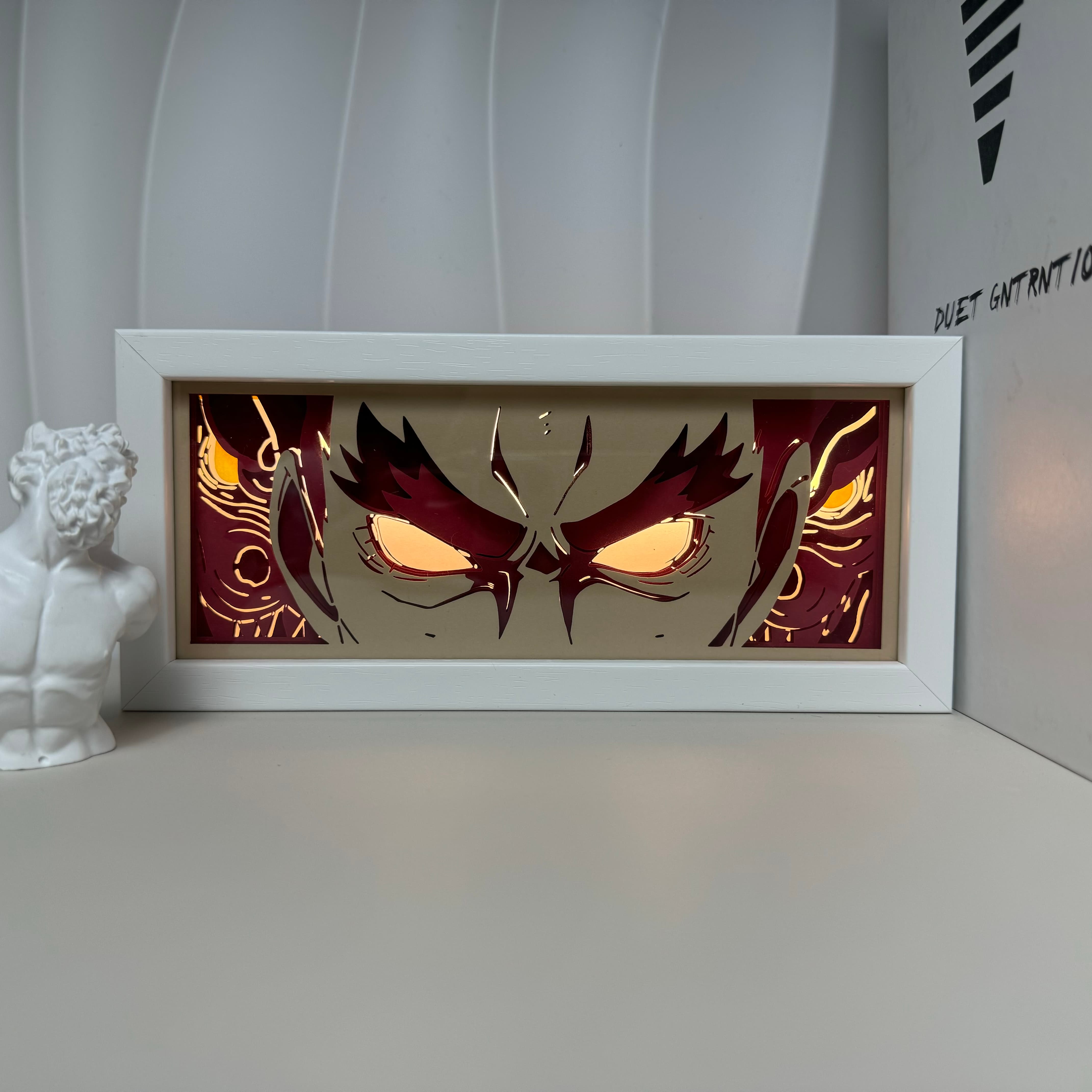 Naruto Might Guy 3D LED Light Box - Anime Night Light & Room Decor | 2025