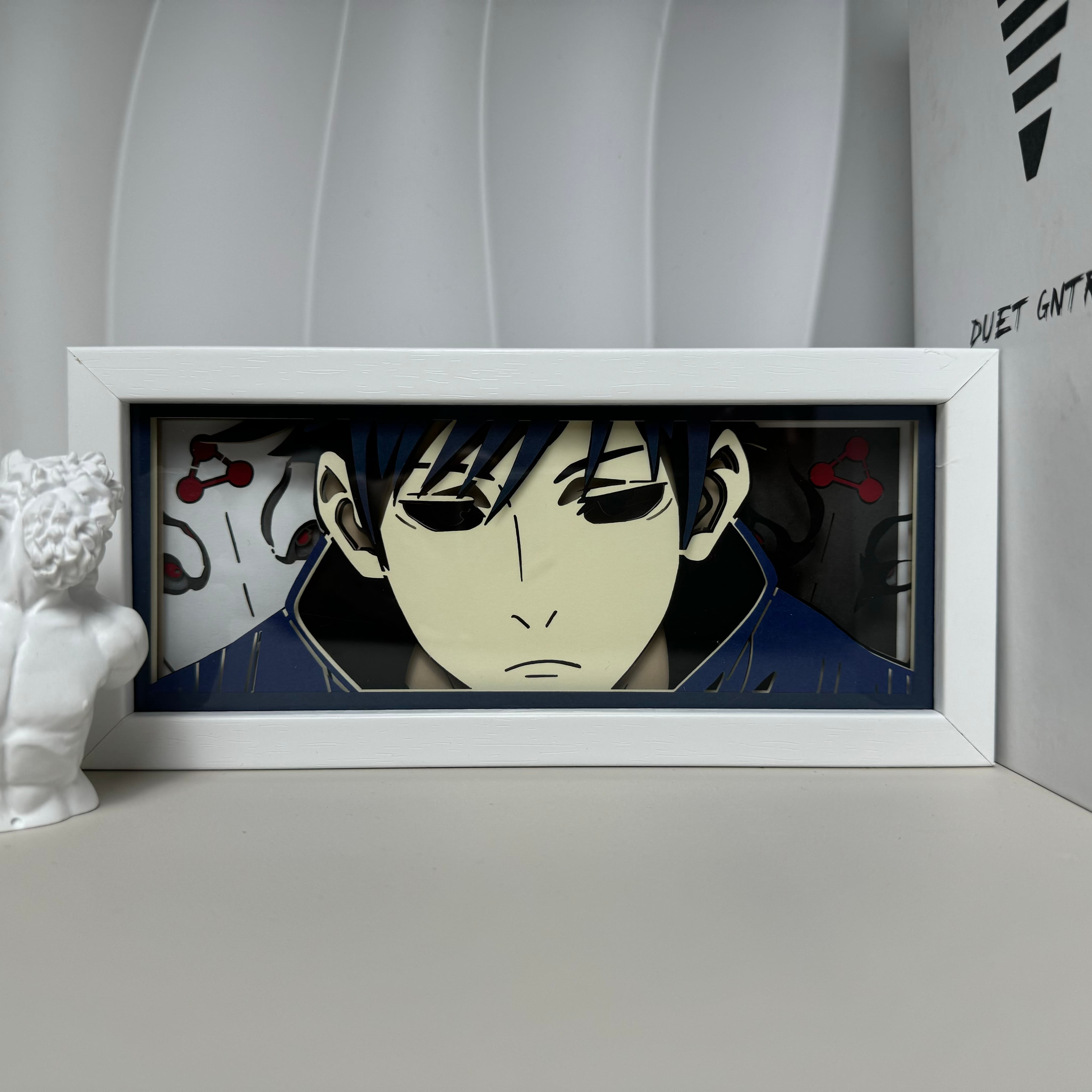 Jujutsu Kaisen Megumi Fushiguro Light Box – 3D Anime Night Light & Otaku Decor