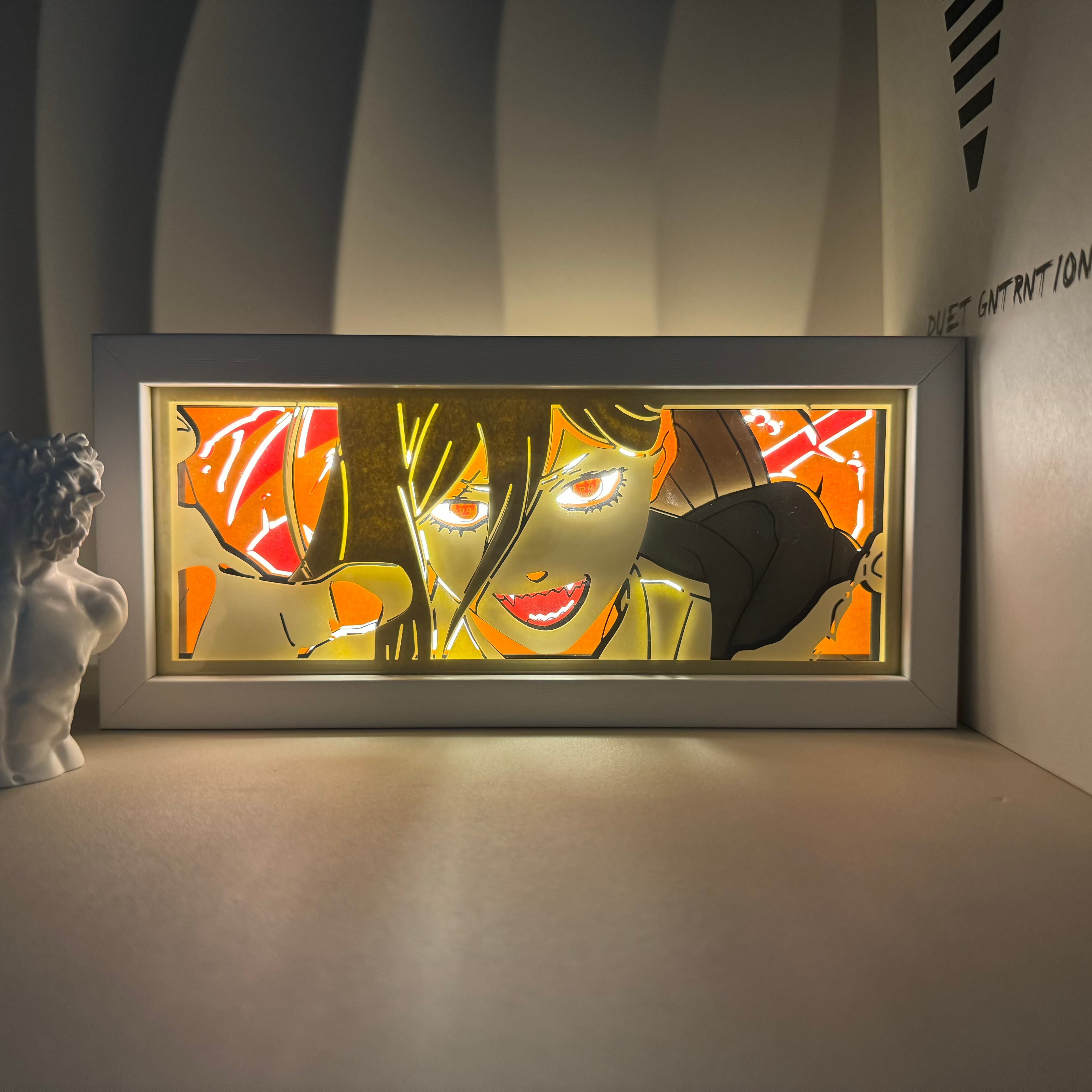 Chainsaw Man Power Blood Devil Light Box | 3D Anime Light for Fans & Collectors | 2025