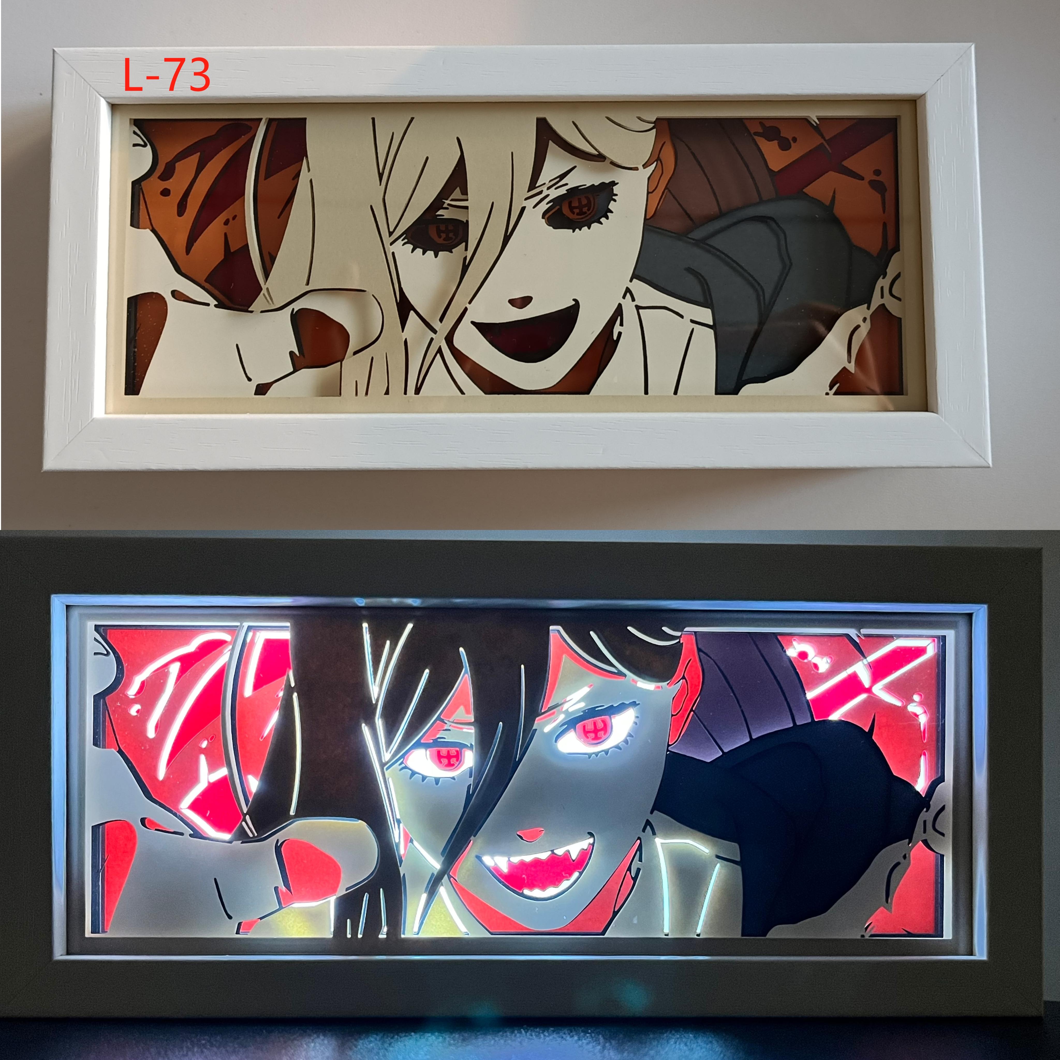 Chainsaw Man Power Blood Devil Light Box | 3D Anime Light for Fans & Collectors | 2025