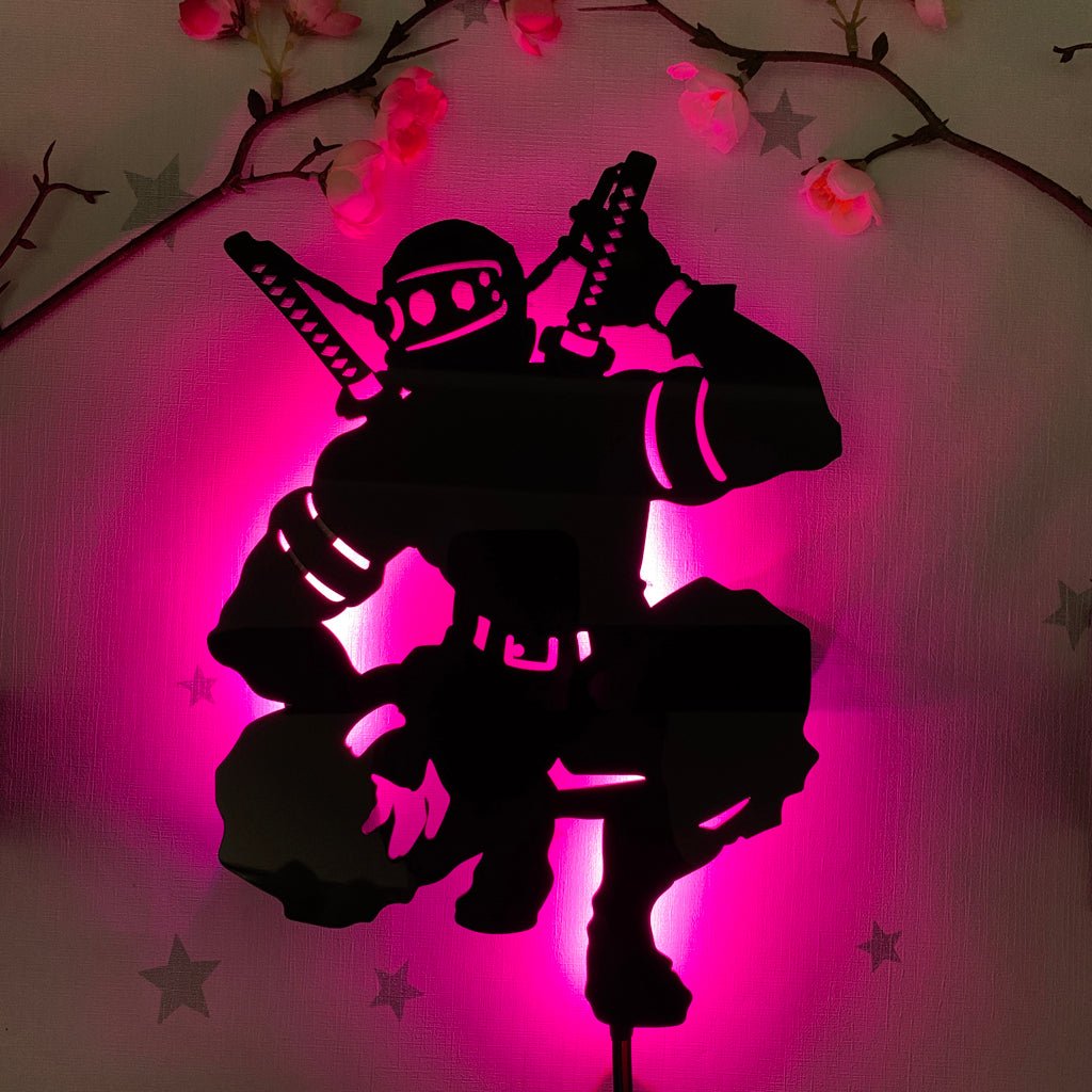Tengen Uzui v2 Silhouette Light - Anime Silhouette Wall Light - LED Night Light | 2025