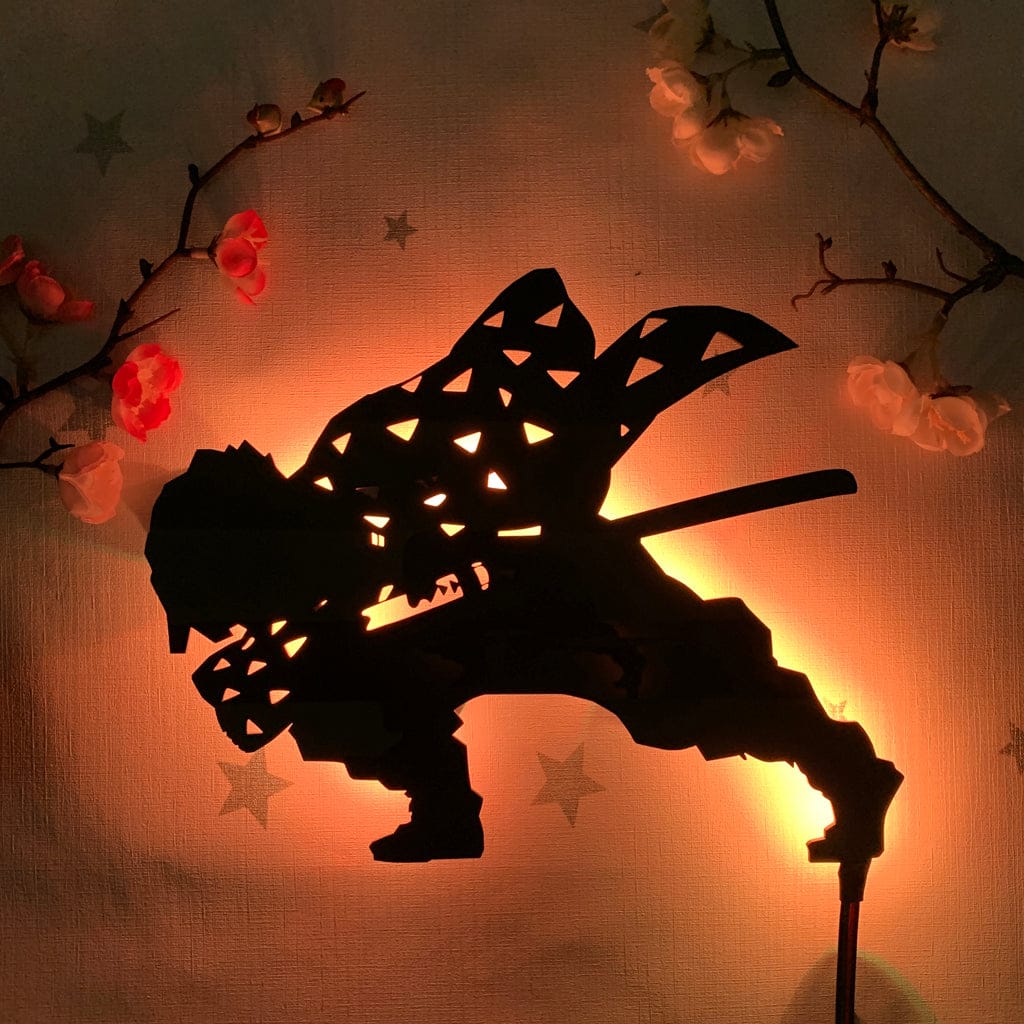 Zenitsu Agatsuma Silhouette Light - Anime Silhouette Wall Light - LED Night Light | 2025