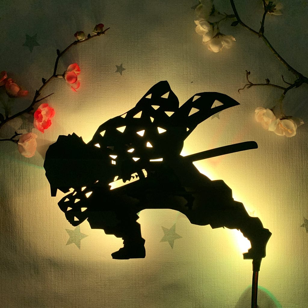 Zenitsu Agatsuma Silhouette Light - Anime Silhouette Wall Light - LED Night Light | 2025