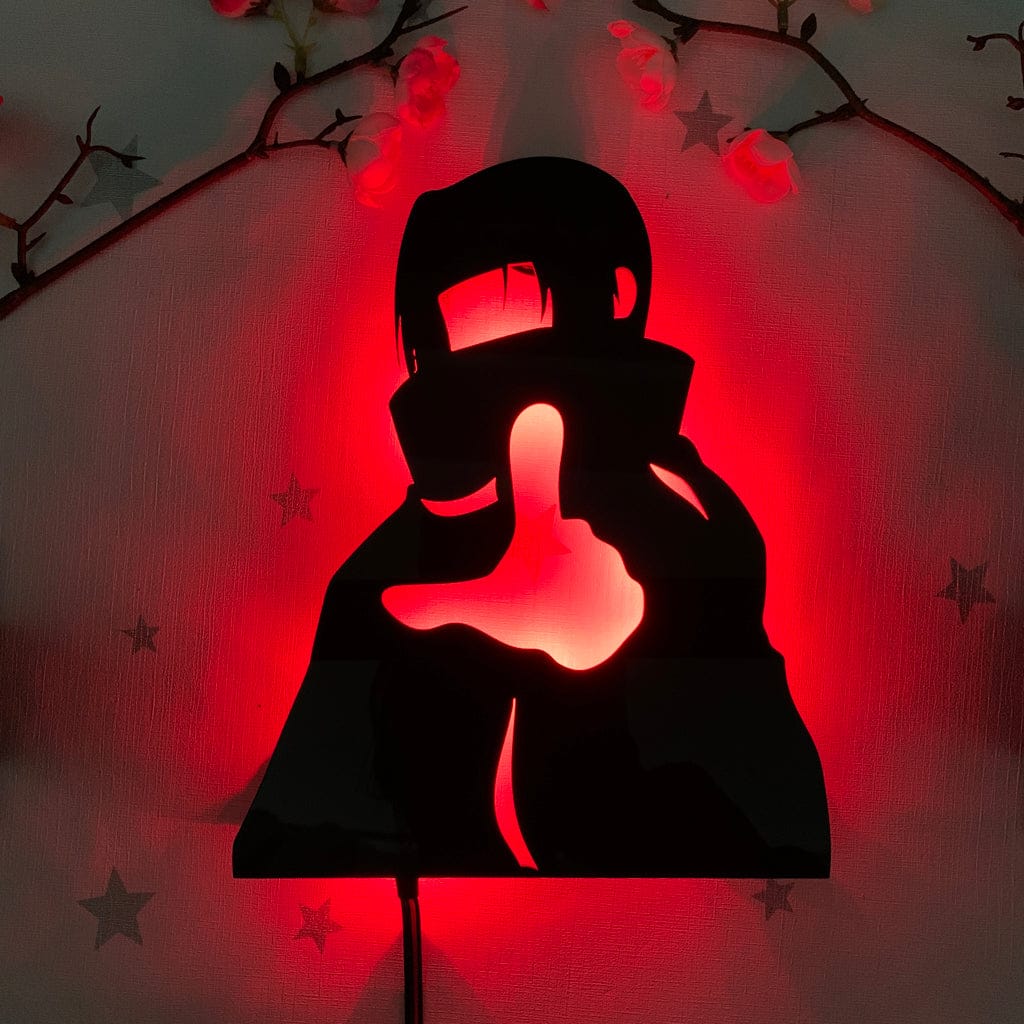 Itachi Uchiha V2 Silhouette Light Box: Illuminate Your World with Sharingan Power | 2025