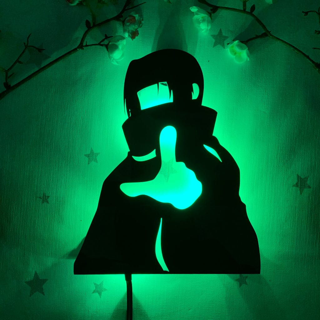 Itachi Uchiha V2 Silhouette Light Box: Illuminate Your World with Sharingan Power | 2025