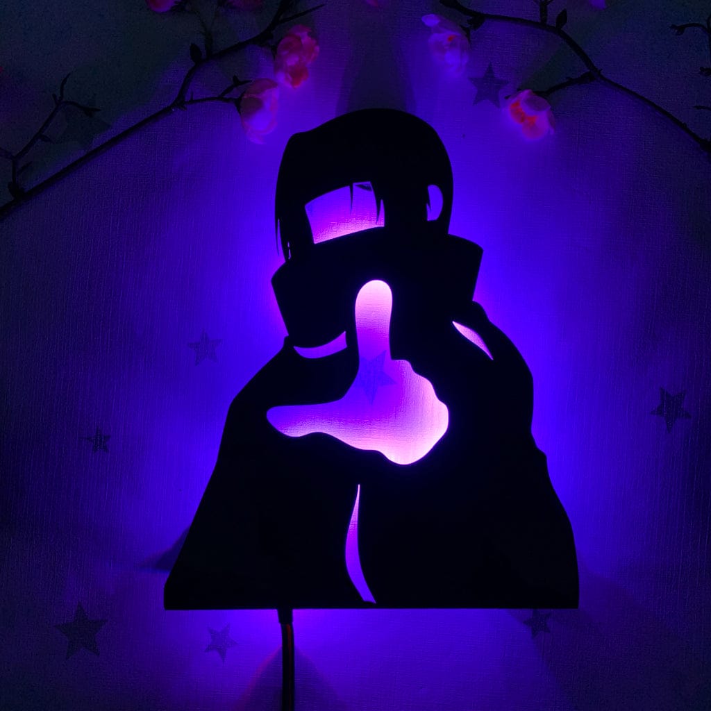 Itachi Uchiha V2 Silhouette Light Box: Illuminate Your World with Sharingan Power | 2025