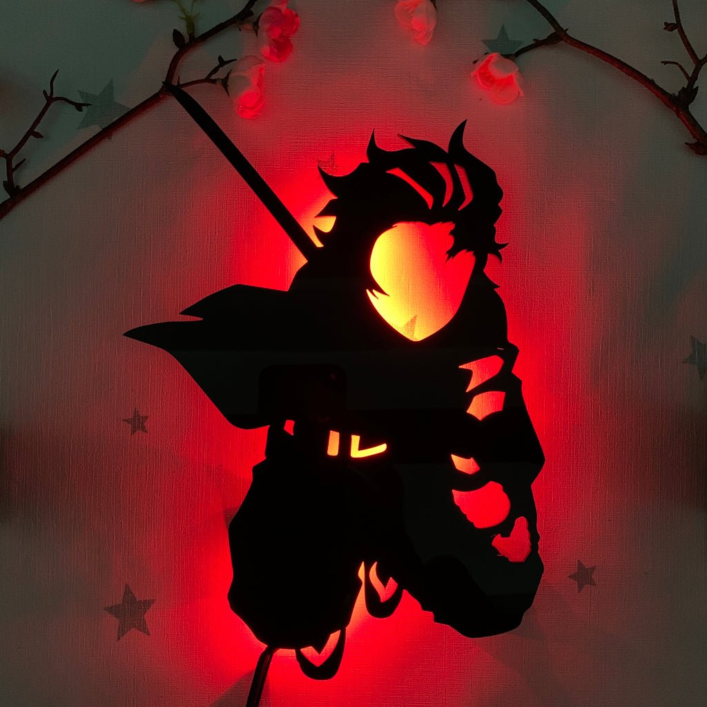 Tanjiro Kamado v2 Silhouette Light - Anime Silhouette Wall Light | 2025
