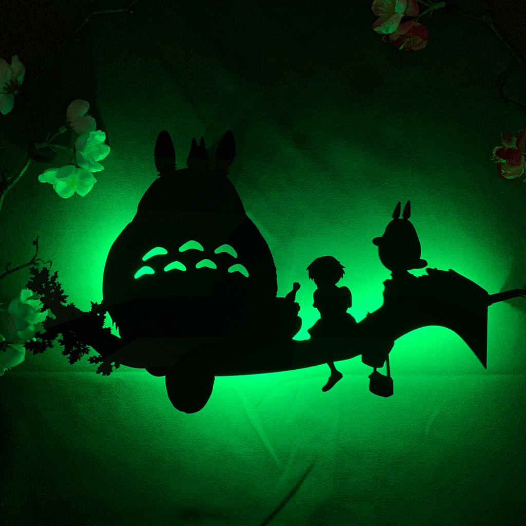 My Neighbor Totoro LED Silhouette Wall Light - Ghibli Anime Decor | 2025
