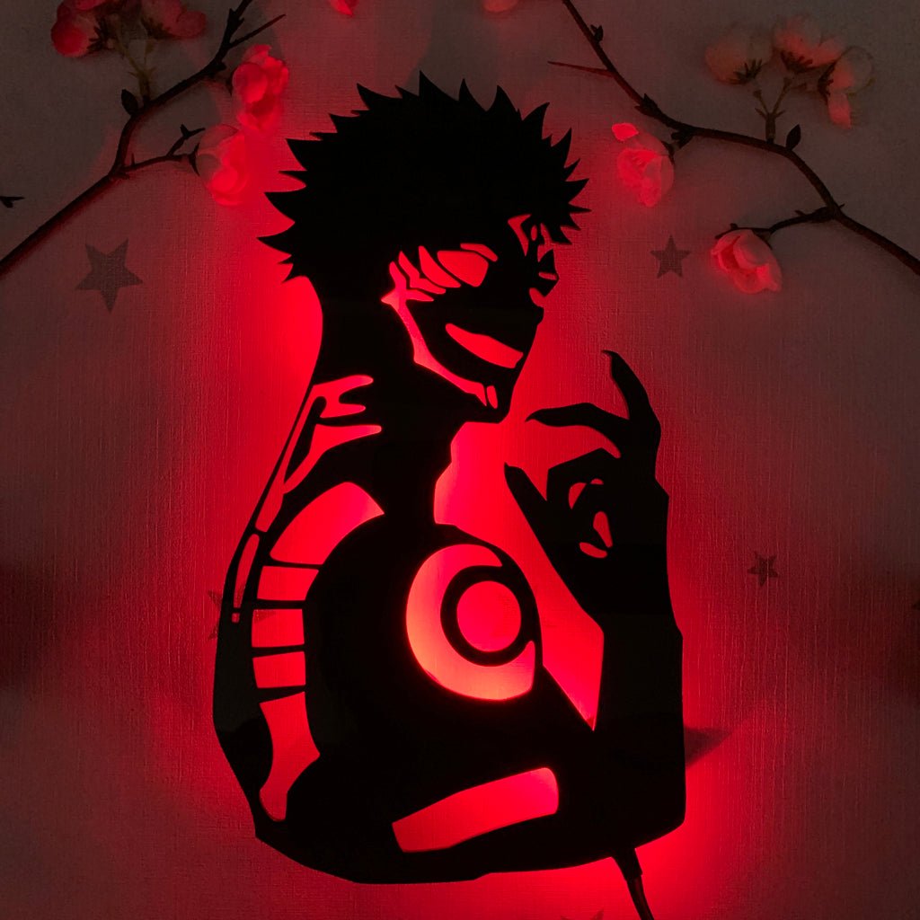 Light Up Your World With Sukuna: Jujutsu Kaisen Anime Silhouette Light