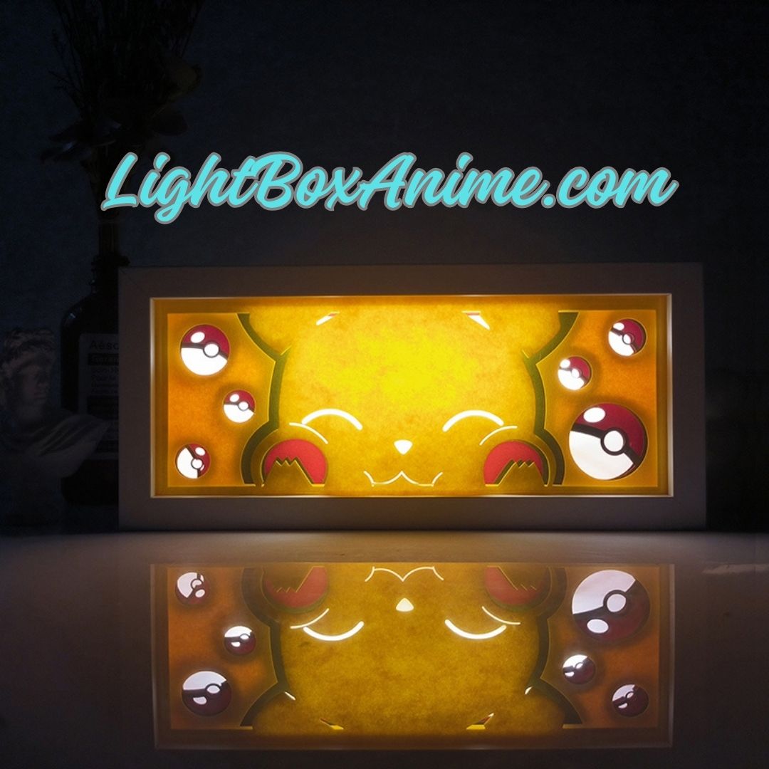 Pikachu Light Box with RGB LED Lighting