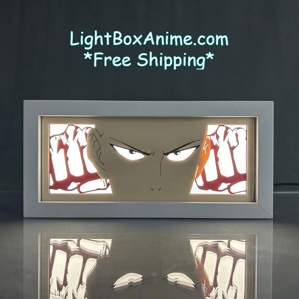 Saitama One-Punch Man Anime Light Box - 3D LED Nightlight