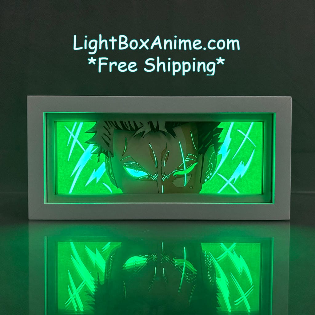 Zoro Roronoa 3D LED Light Box - One Piece Anime Lamp