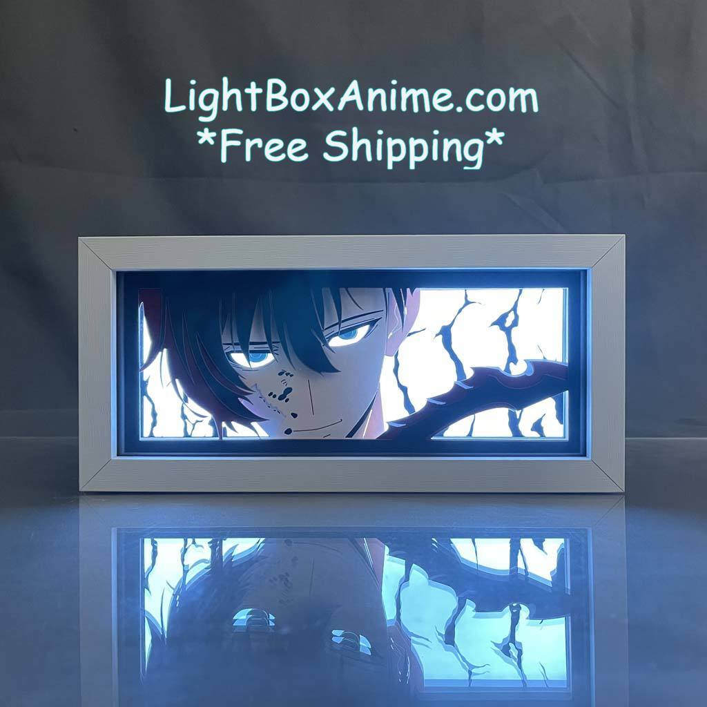 Sung Jin-Woo Light Box - Solo Leveling Anime Night Light (3D LED)